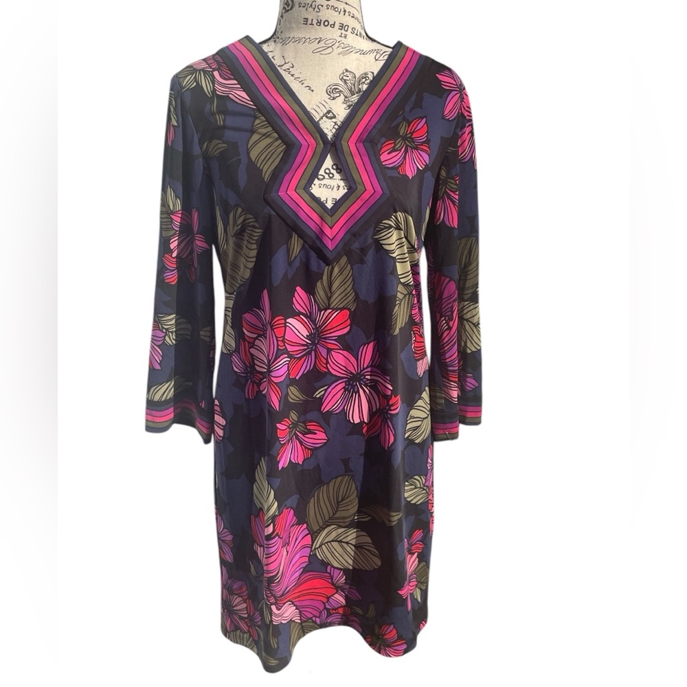 Trina Turk Floral Dress, Size 6,‎ Multicolor, NWT